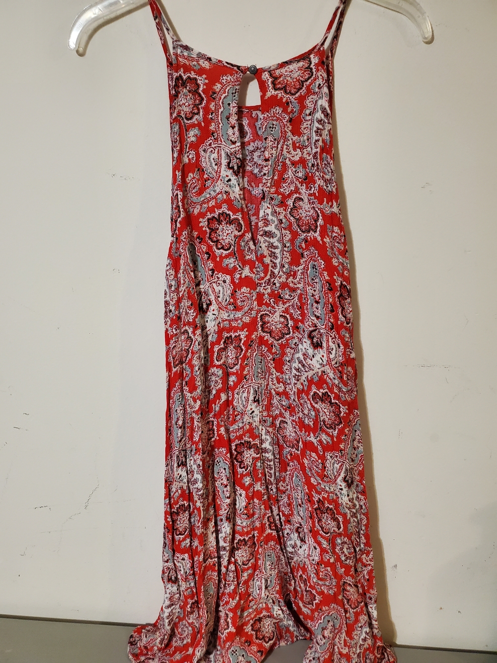 American Eagle Paisley Cottagecore Keyhole Flowy Dress XL - Picture 5 of 9